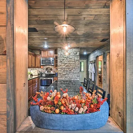 Luxe Broken Bow Cabin With Tesla Charging Station Stephens Gap Exterior photo
