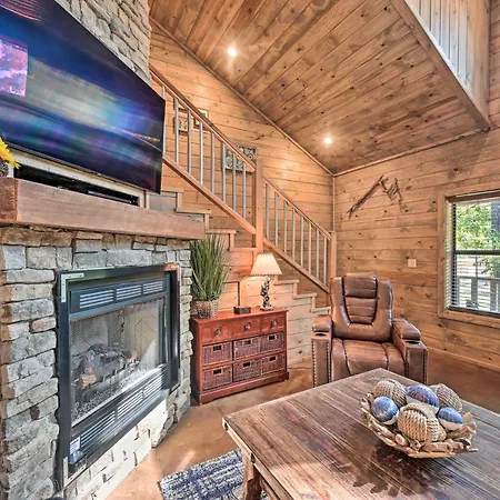 Luxe Broken Bow Cabin With Tesla Charging Station Stephens Gap Exterior photo
