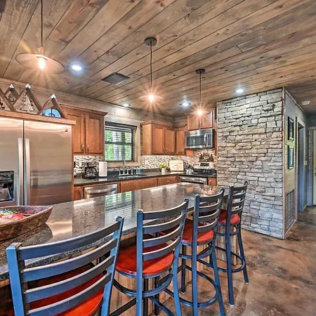 Luxe Broken Bow Cabin With Tesla Charging Station Stephens Gap Exterior photo