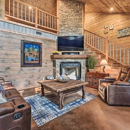 Luxe Broken Bow Cabin With Tesla Charging Station Stephens Gap Exterior photo