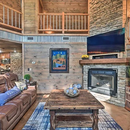 Luxe Broken Bow Cabin With Tesla Charging Station Stephens Gap Exterior photo