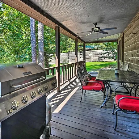 Luxe Broken Bow Cabin With Tesla Charging Station Stephens Gap Exterior photo